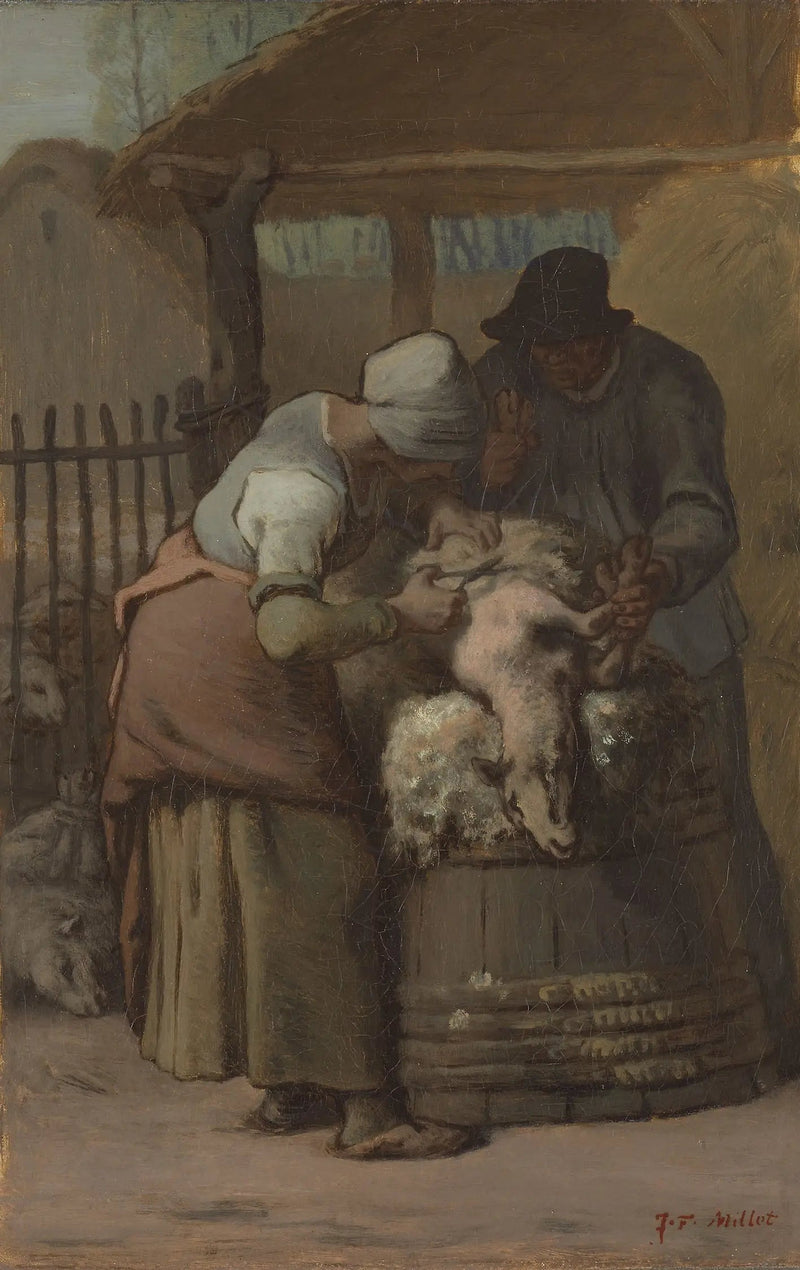Kosiarze owiec - Jean-François Millet