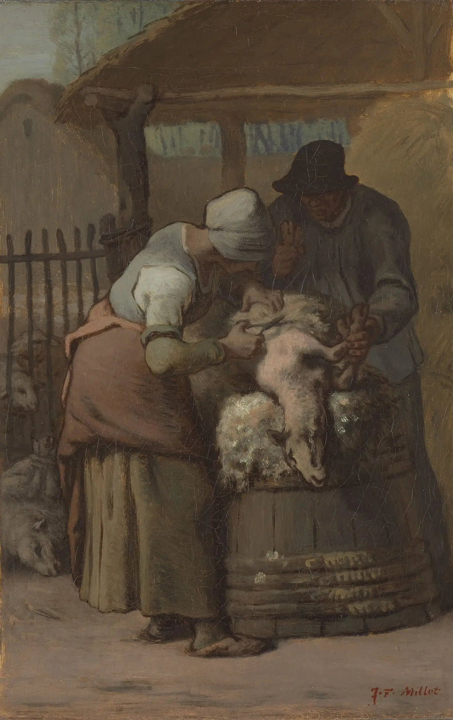 Kosiarze owiec - Jean-François Millet