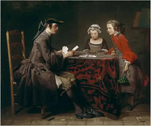Wieże kart - Jean Simeón Chardin
