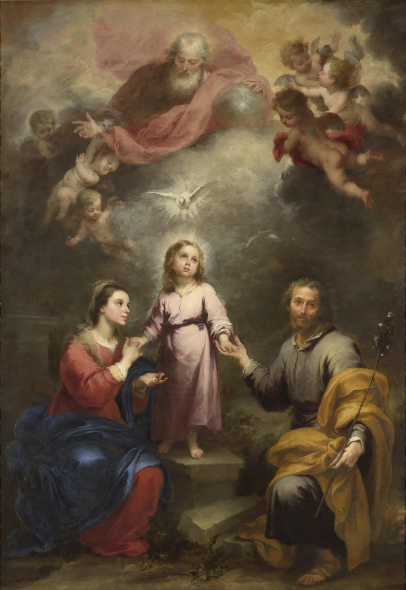 Niebiańskie i ziemskie Trójcy Święte - Bartolomé Esteban Murillo