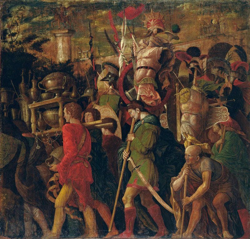 Triumfy Cezara: 6. Nosze - Andrea Mantegna