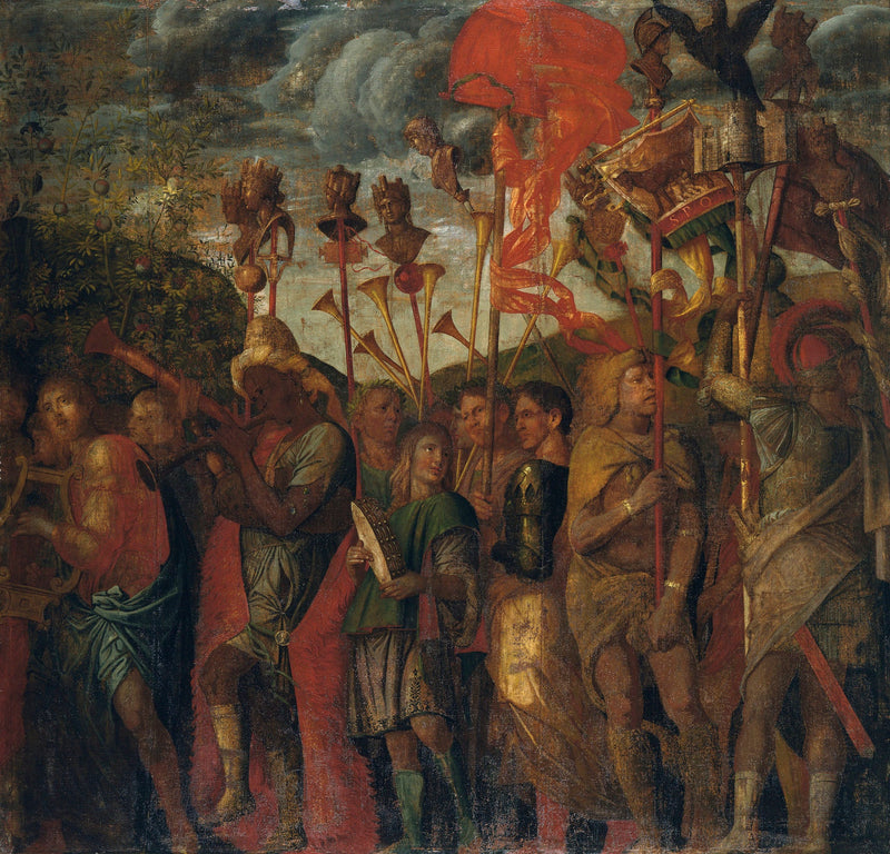 Triumfy Cezara: 8. Muzycy - Andrea Mantegna