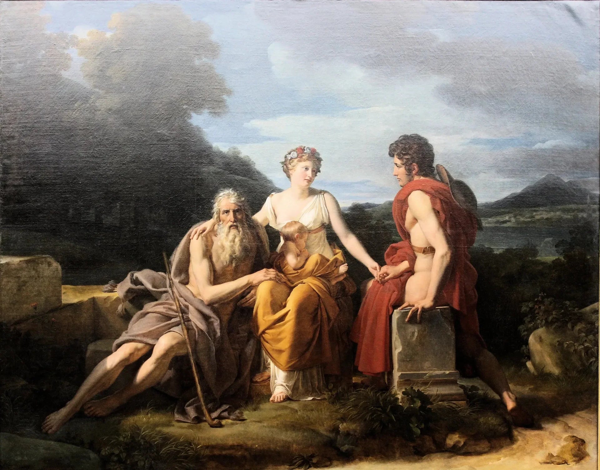 Les trois âges - François Gérard image 2 reproduction d’œuvre d’art à l’huile