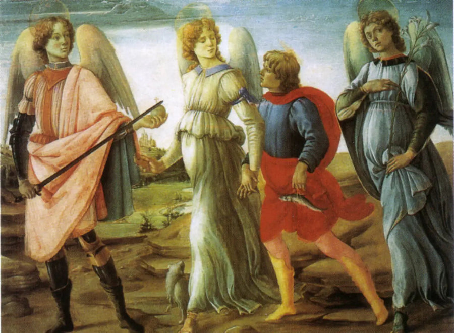 Trzej Archaniołowie z Tobiaszem - Filippino Lippi