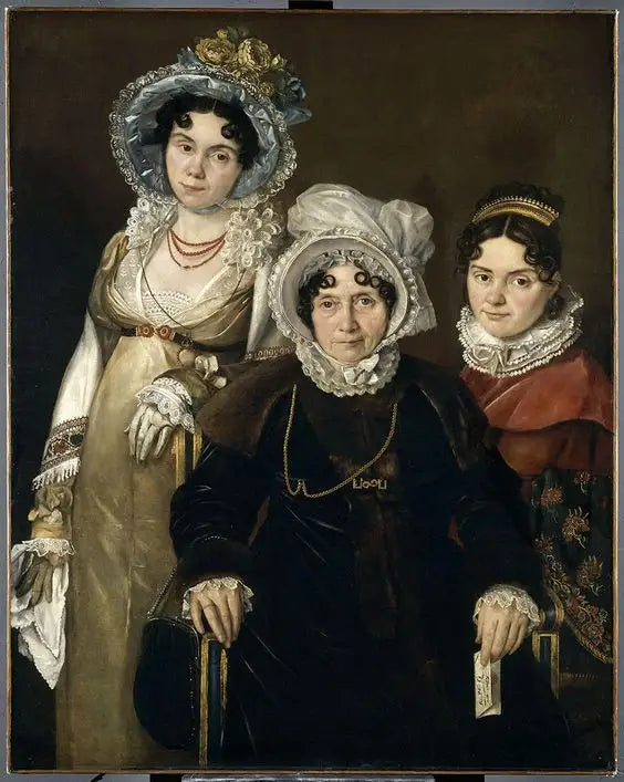 Trzy Damy z Gandawy - Jacques-Louis David
