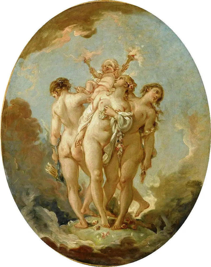Trzy Gracje - François Boucher