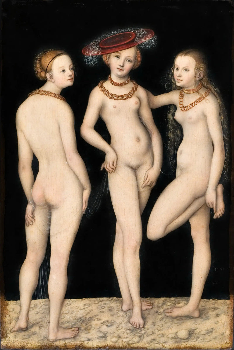 Trzy Gracje - Lucas Cranach Starszy