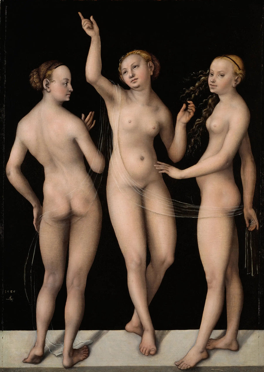 Trzy Gracje - Lucas Cranach Starszy