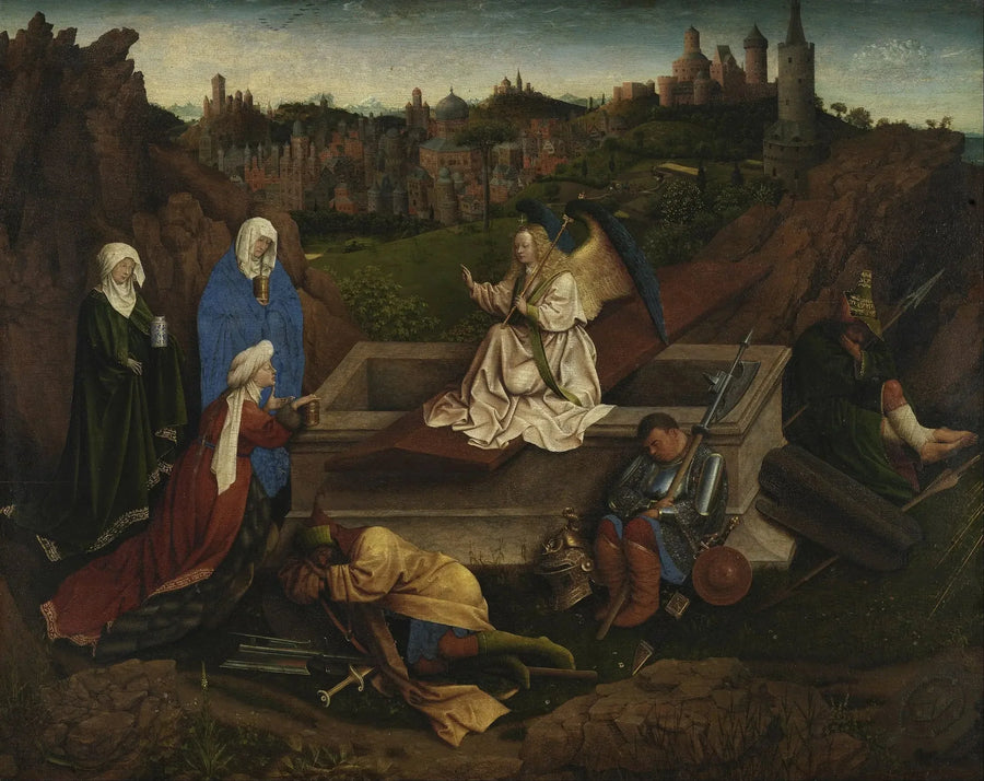 Trzy Marii przy Grobie - Jan van Eyck