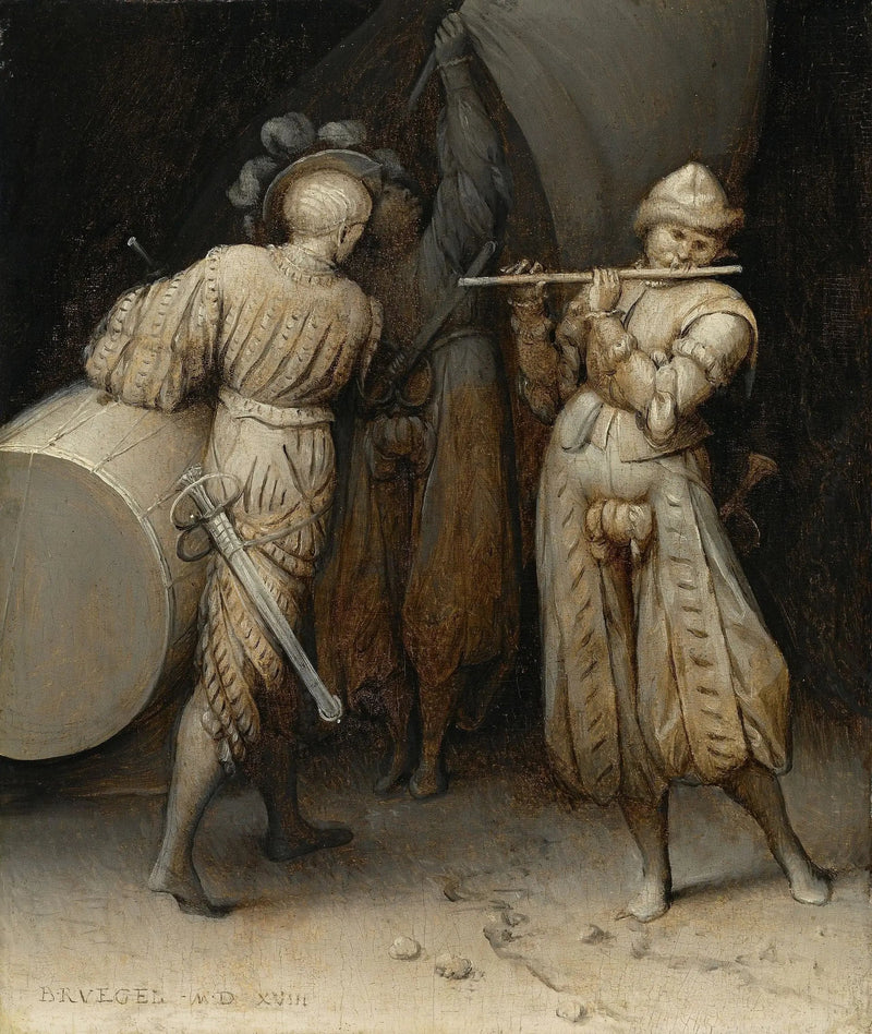 Trzej żołnierze - Pieter Brueghel Starszy