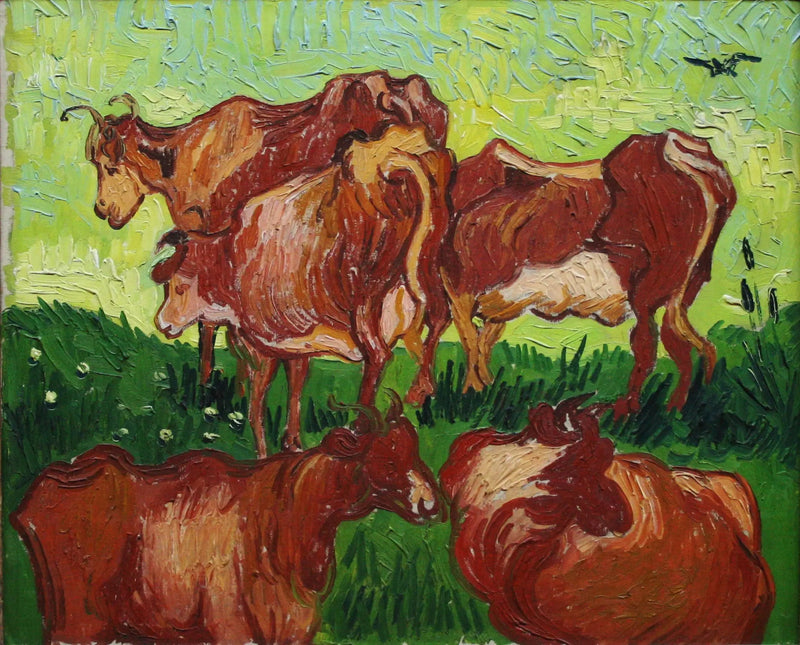 Krowy - Vincent van Gogh