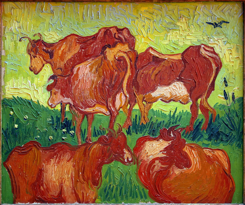 Krowy - Vincent van Gogh