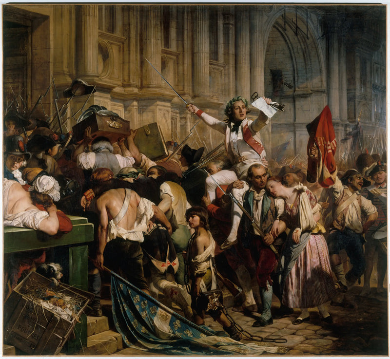 Zwycięzcy Bastylly przed Ratuszem, 14 lipca 1789 - Paul Delaroche