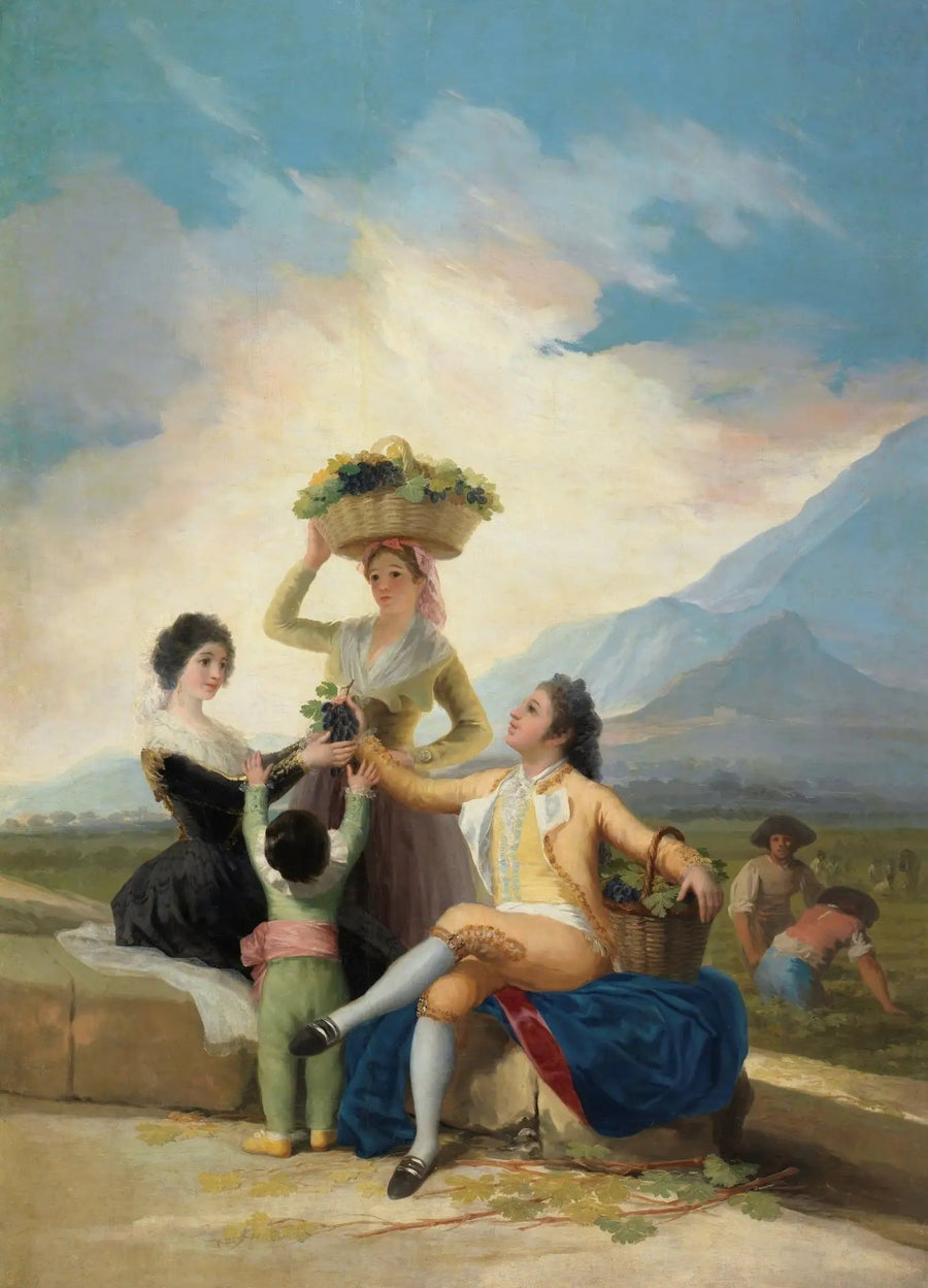 Zbiory winogron - Francisco de Goya