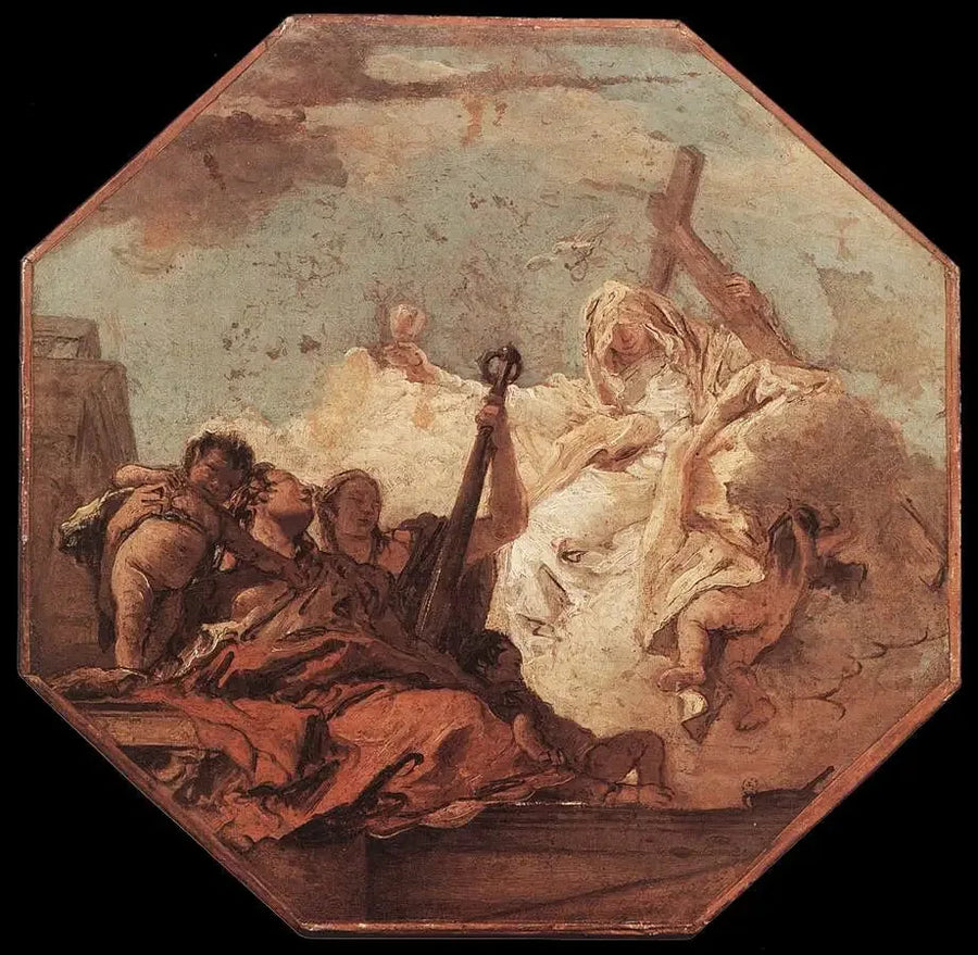 Cnoty teologalne - Giovanni Battista Tiepolo