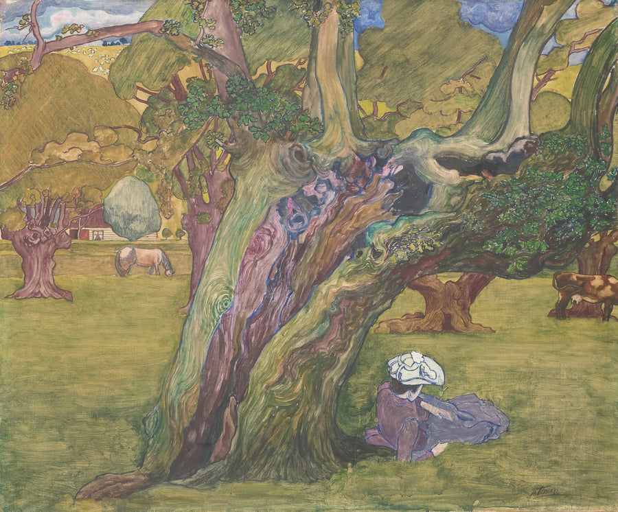 Stare dęby z Surrey - Jan Toorop