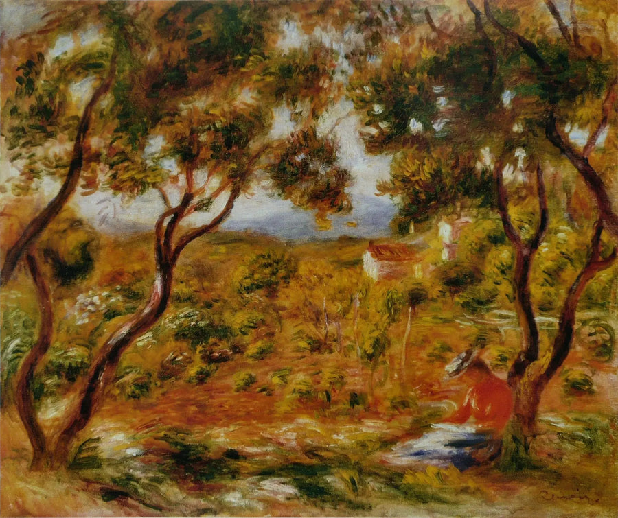 Winnice w Cagnes - Pierre-Auguste Renoir