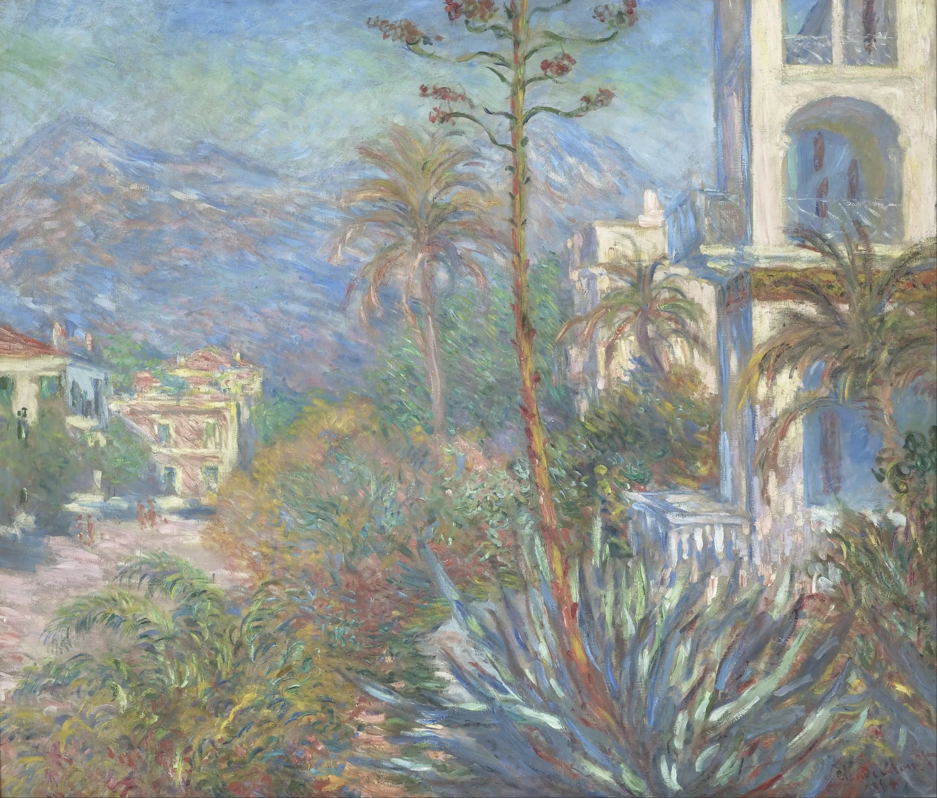 Reproduction du tableau « Les Villas à Bordighera - Claude Monet » par Alpha Reproduction en peinture à l’huile