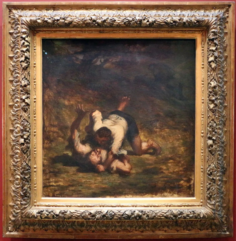 Złodzieje i osioł - Honoré Daumier