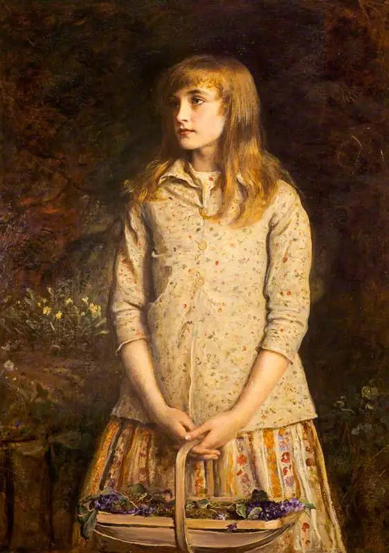 Najłagodniejsze oczy, jakie kiedykolwiek widziano - John Everett Millais