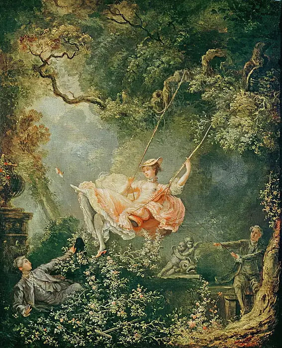 Huśtawka - Jean-Honoré Fragonard