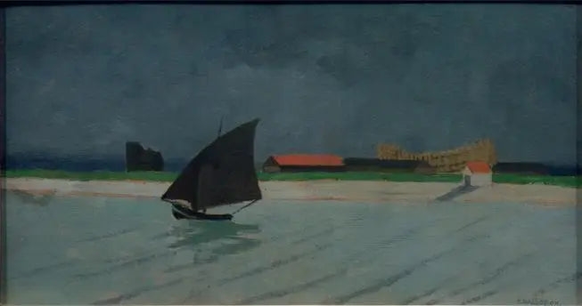 Ujście Sekwany - Félix Vallotton