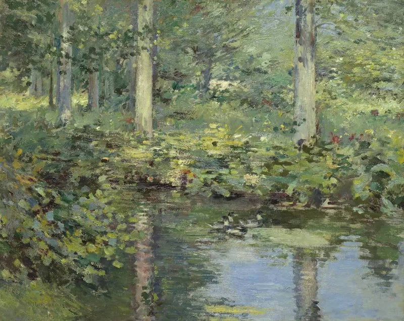 Staw z kaczkami - Theodore Robinson