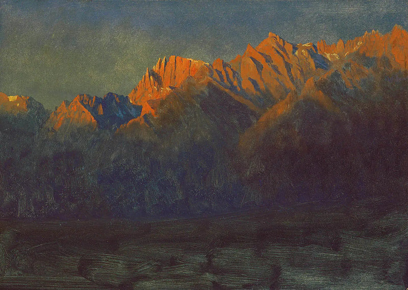 Wschód słońca w Sierra - Albert Bierstadt