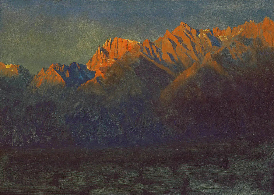 Wschód słońca w Sierra - Albert Bierstadt