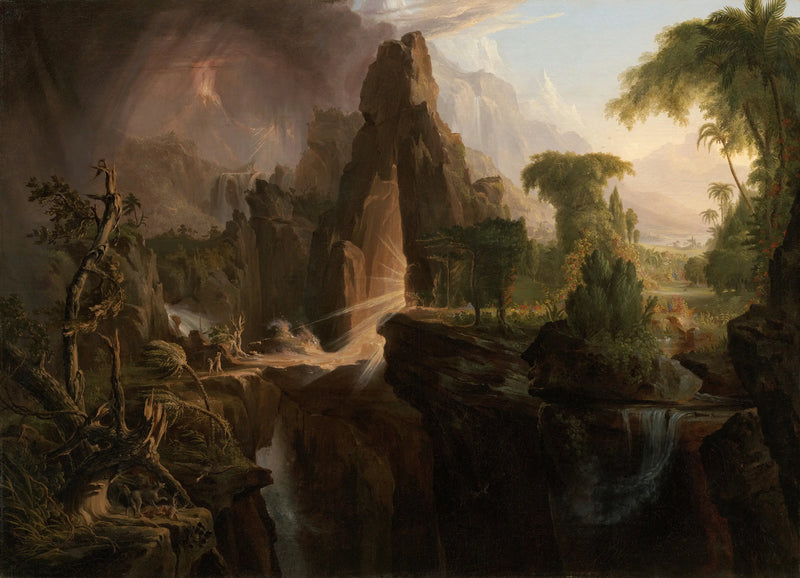 Wypędzenie z Raju - Thomas Cole
