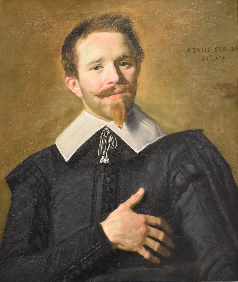 Mężczyzna z ręką na sercu - Frans Hals