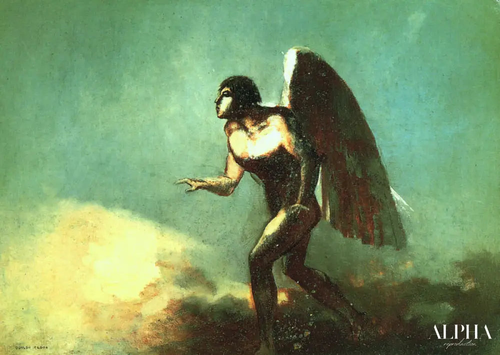 L'homme ailé - Odilon redon - Reproductions de tableaux et peintures haut de gamme