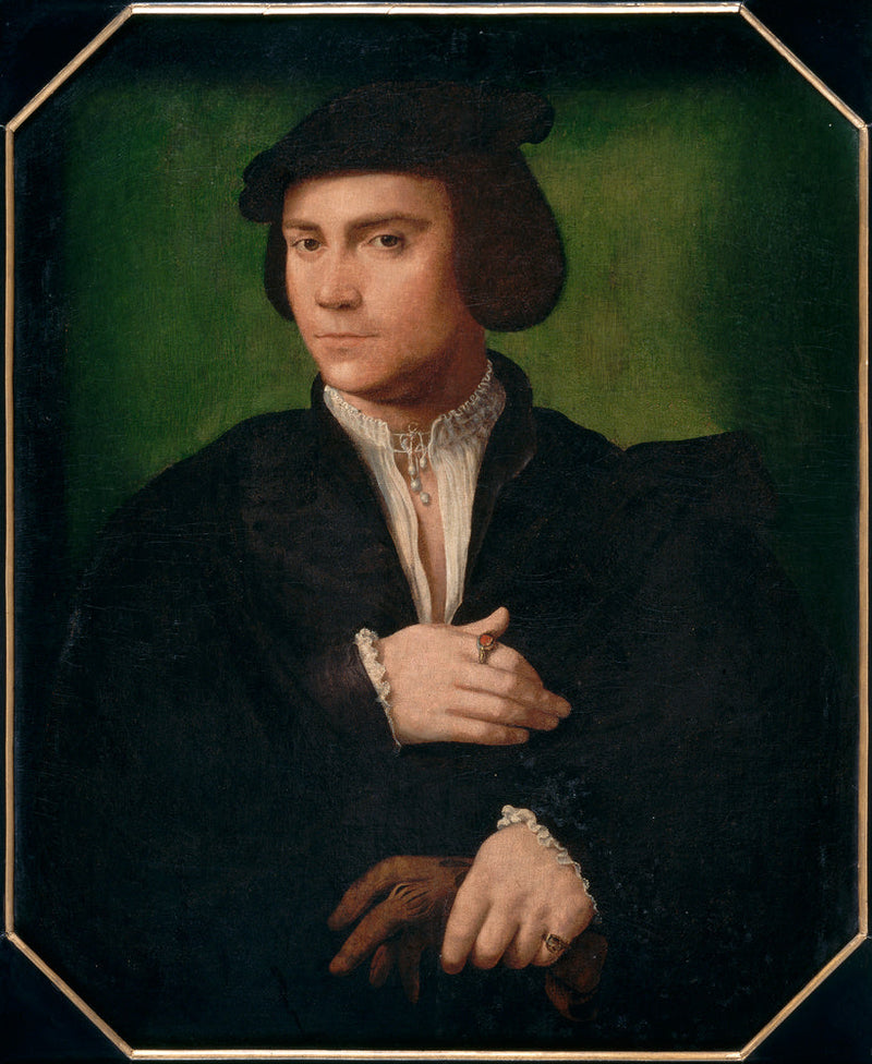 Mężczyzna w rękawiczce - Joos van Cleve