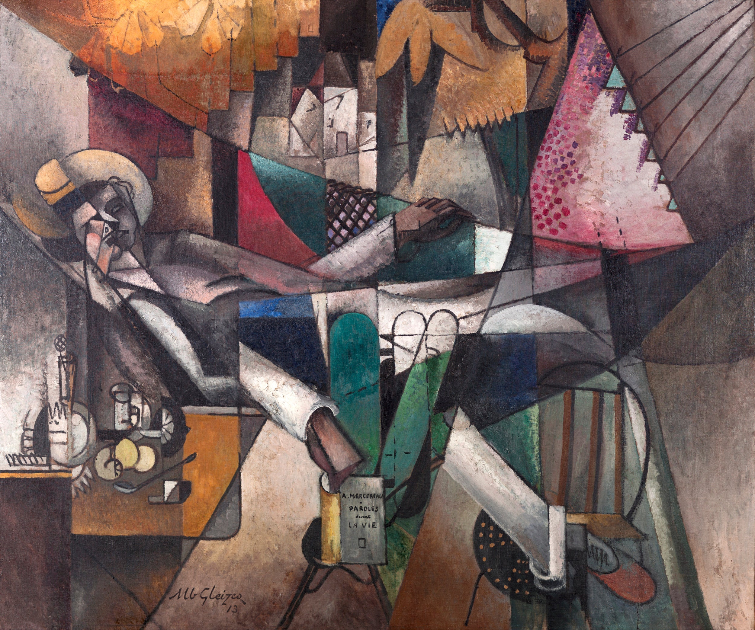 Mężczyzna na hamaku (Man in a Hammock) - Albert Gleizes