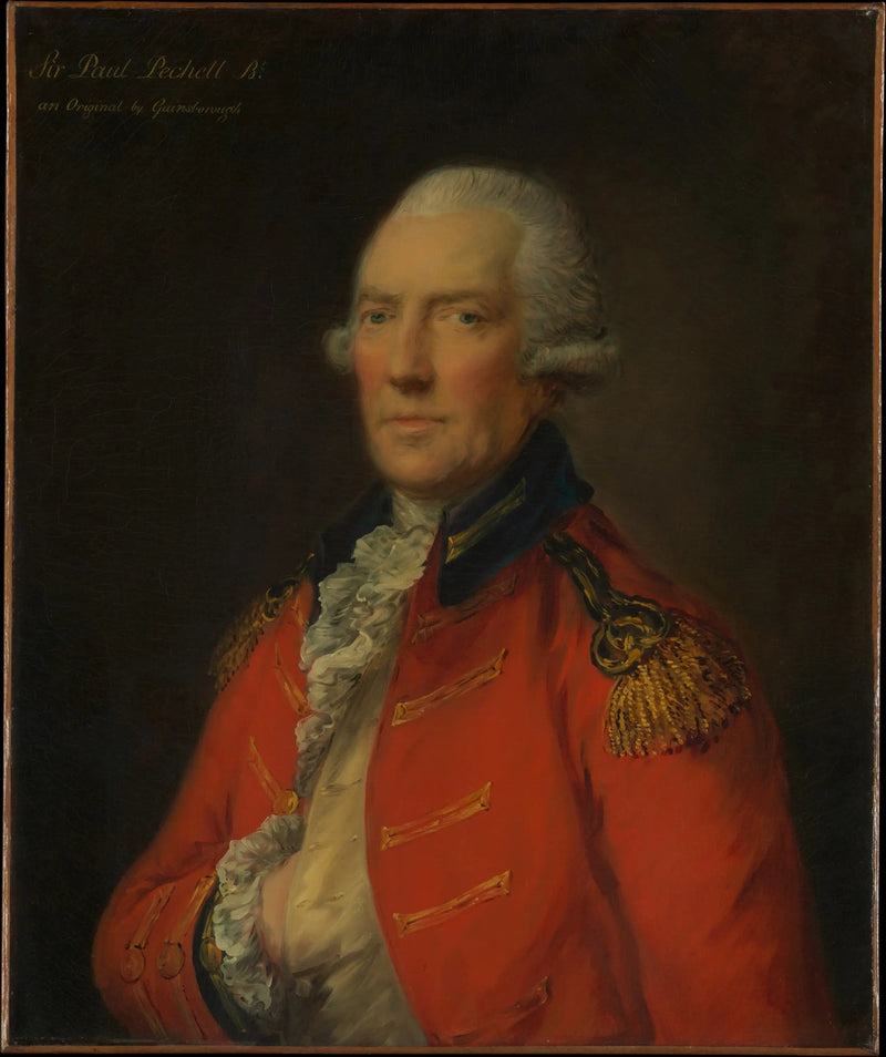 Podpułkownik Paul Pechell (1724-1800) - Thomas Gainsborough