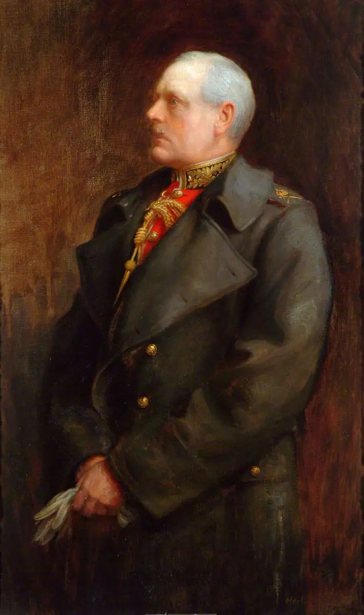Podpułkownik Sir William Edmund Franklyn, KCB, pułkownik pułku (1906–1914) - Herbert Draper