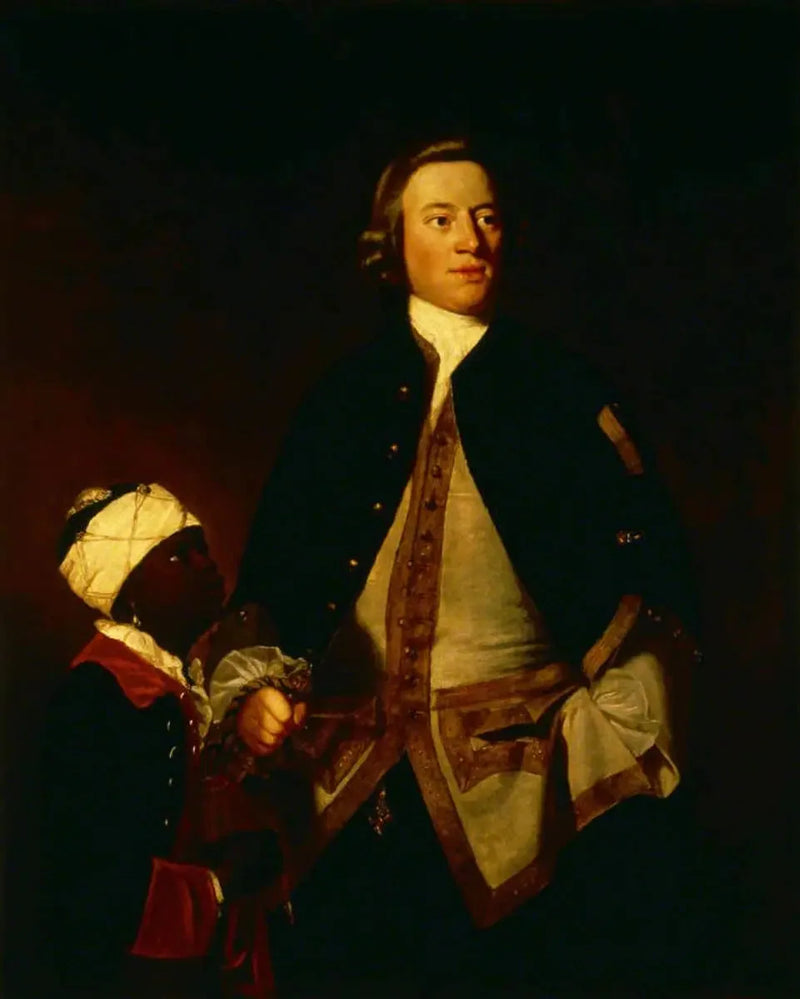 Porucznik, potem kapitan, Paul Henry Ourry, deputowany (1719-1783) z „Jersey” - Joshua Reynolds