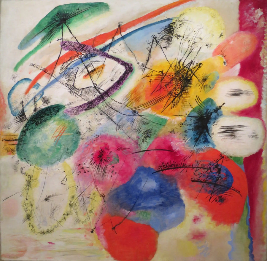 Czarne linie - Wasilij Kandinsky