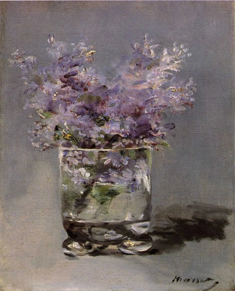 Lilia w szklance - Édouard Manet