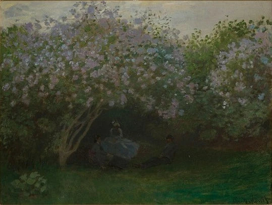 Liliowy, szara pogoda W203 - Claude Monet