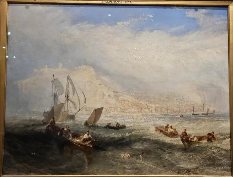 Wędkarstwo morskie, u wybrzeży Hastings - J. M. W. Turner