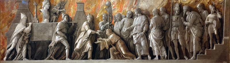Wprowadzenie kultu Cybele w Rzymie - Andrea Mantegna
