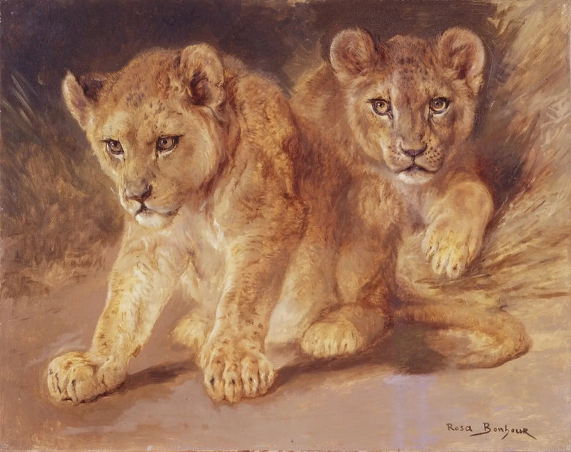 Lwiątka - Rosa Bonheur