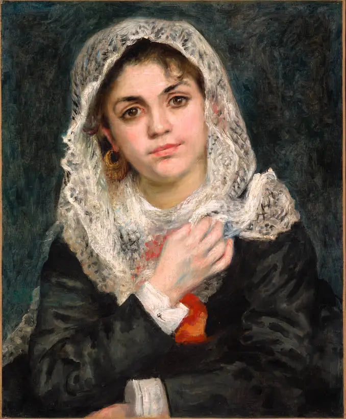 Liza w białym szalu - Pierre-Auguste Renoir
