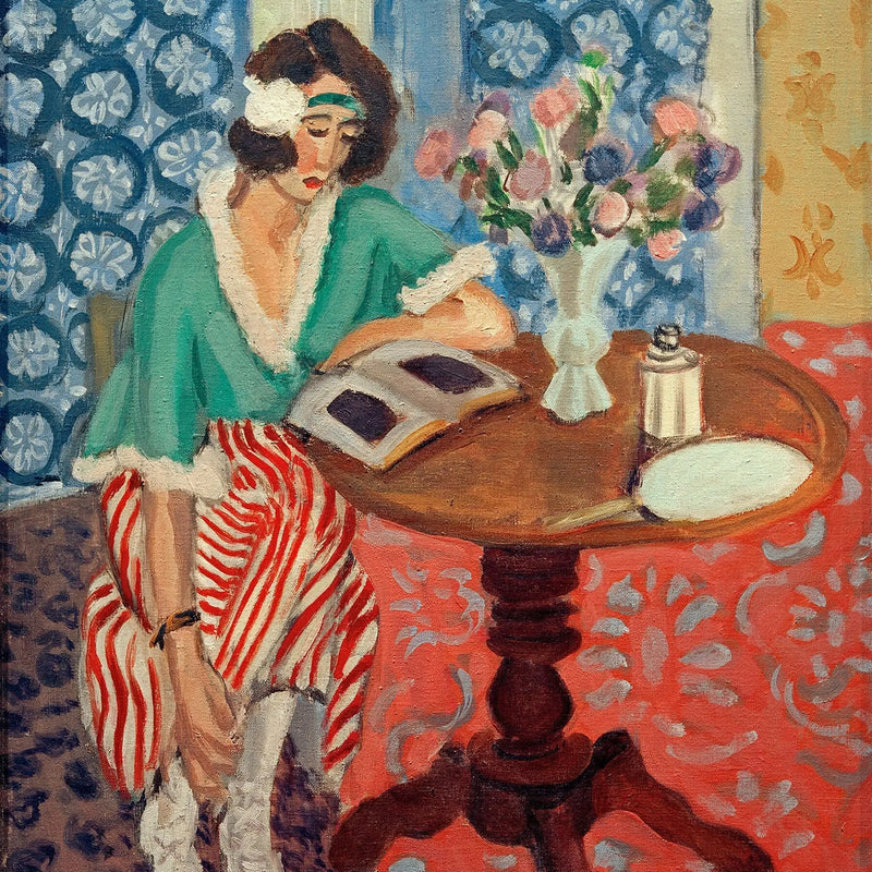 Czytelniczka przy stoliku - Henri Matisse