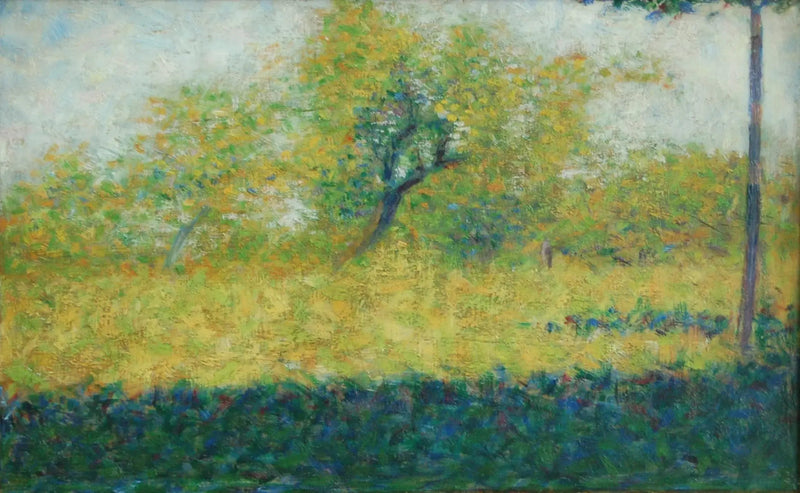 Obrzeże lasu wiosną - Georges Seurat