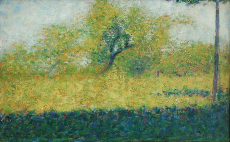 Obrzeże lasu wiosną - Georges Seurat