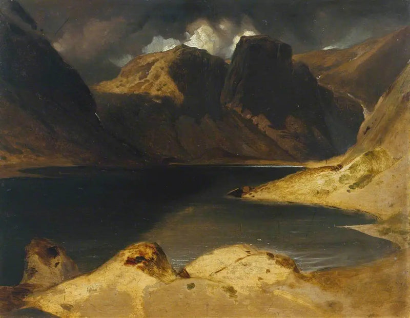 Loch Avon i góry Cairngorm - Edwin Henry Landseer