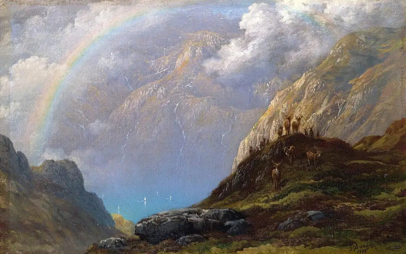 Loch Carron, Szkocja - Gustave Doré