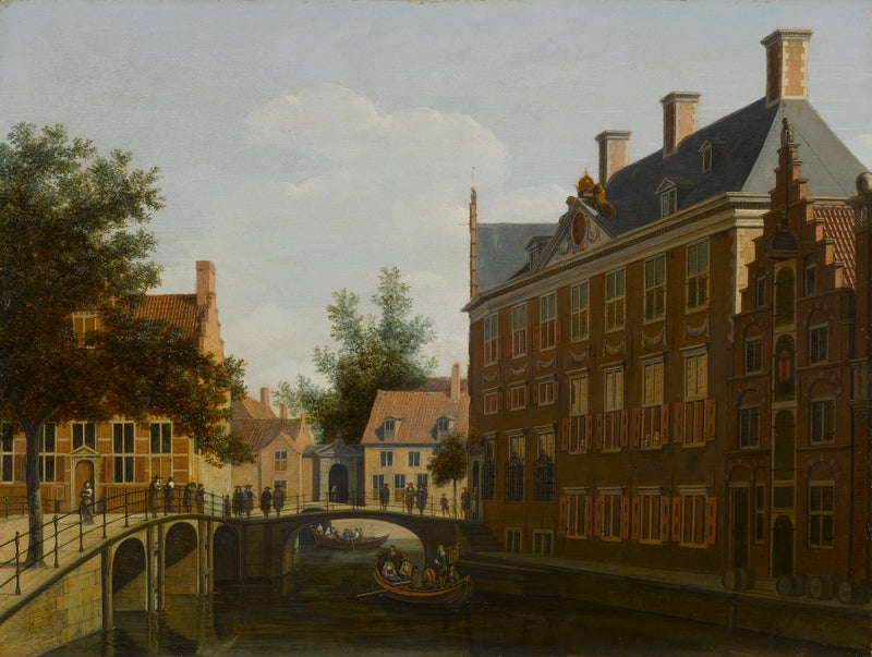La loge des hommes Oude Zijds à Amsterdam. - Gerrit Berckheyde
